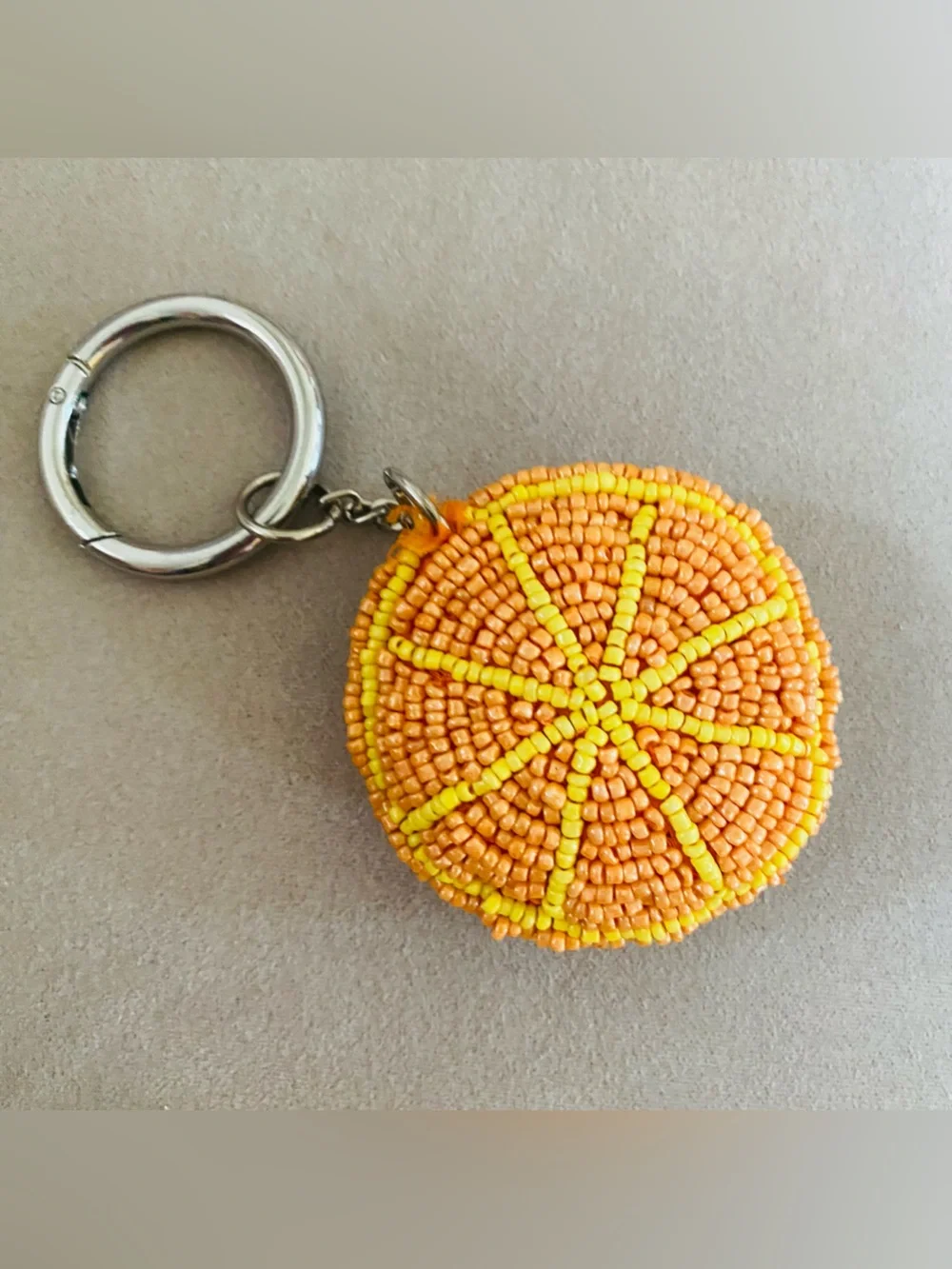 Handmade Beaded Bag Charm & Keychain Set -5 total